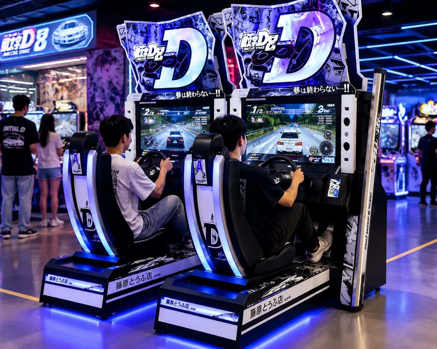 Dual-Player Street Racing Arcade Machine - Image 4