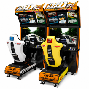 Two-station street racing arcade game by LeChuang