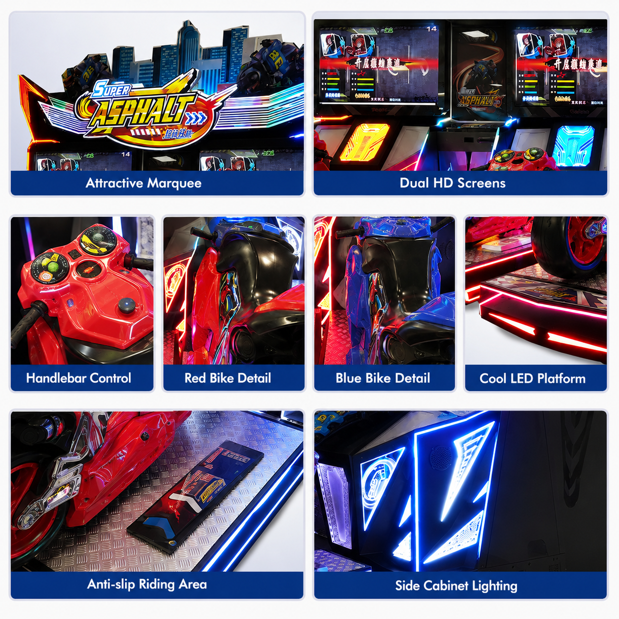 Twin Motorcycle Racing Arcade Machine - Image 4