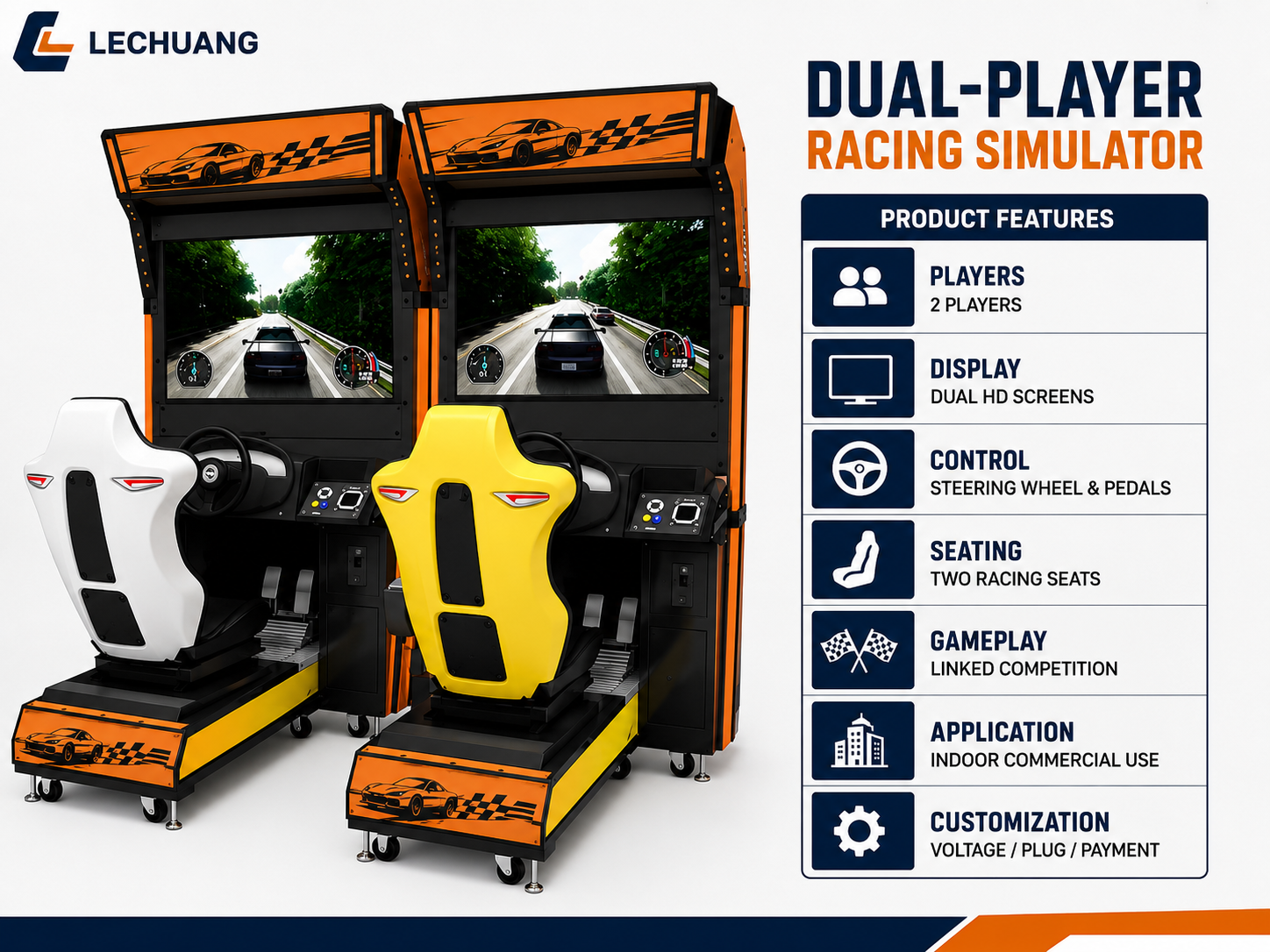 Two-Station Street Racing Arcade Game - Image 5