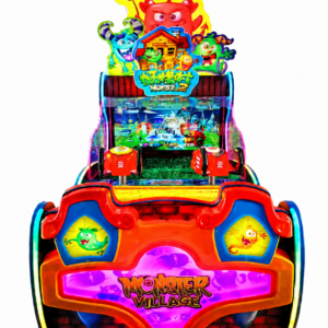 Water shooting arcade machine with two player controls by LeChuang