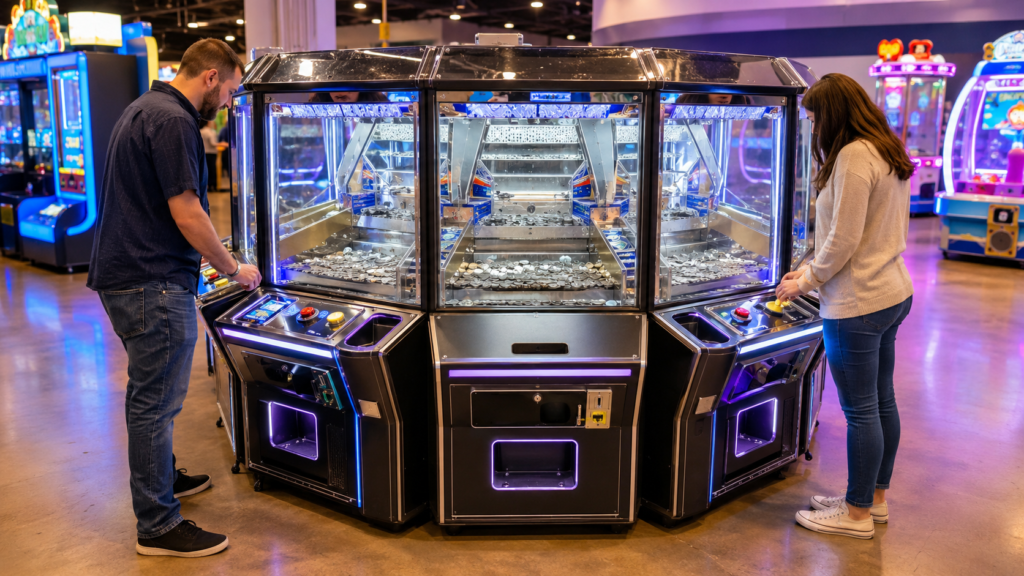 coin pusher machine buying guide